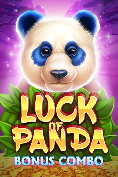 Luck of Panda Bonus Combo slot game with cute panda and gold coins