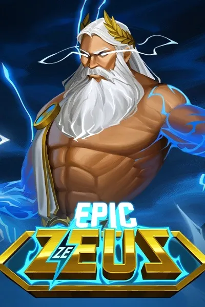 Epic Zeus slot game with lightning effects and Greek god