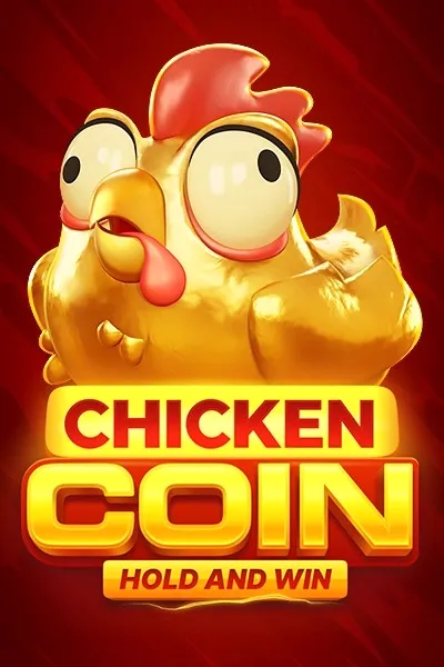 Chicken Coin Hold and Win slot game with golden chicken character